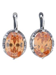 Серьги "Винтаж Дуо" 7613s1SerFianBzh265g42