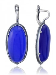 Серьги "Винтаж Дуо" 5857s1SerKoshSin235g180