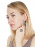 Кольцо "Винтаж Дуо" 5784s2KolTsoiZel95p337