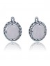 Серьги "Винтаж Дуо" 5907s1SerKvarRoz165g1084