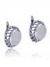 Серьги "Винтаж Дуо" 5907s1SerKvarRoz165g1084