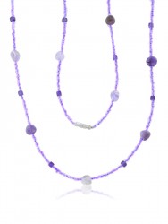 Чокер "Stone Beads" 6268ChoAmetFia300StBds