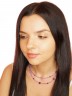 Чокер "Stone Beads" 6268ChoAmetFia300StBds