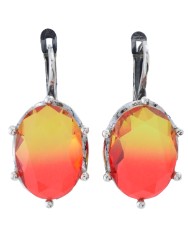 Серьги "Винтаж Дуо" 7614s1SerFianRoz265g42