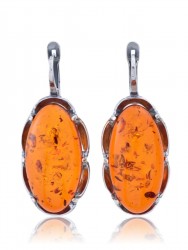 Серьги "Винтаж Дуо" 6385s1SerYantOra215g1376