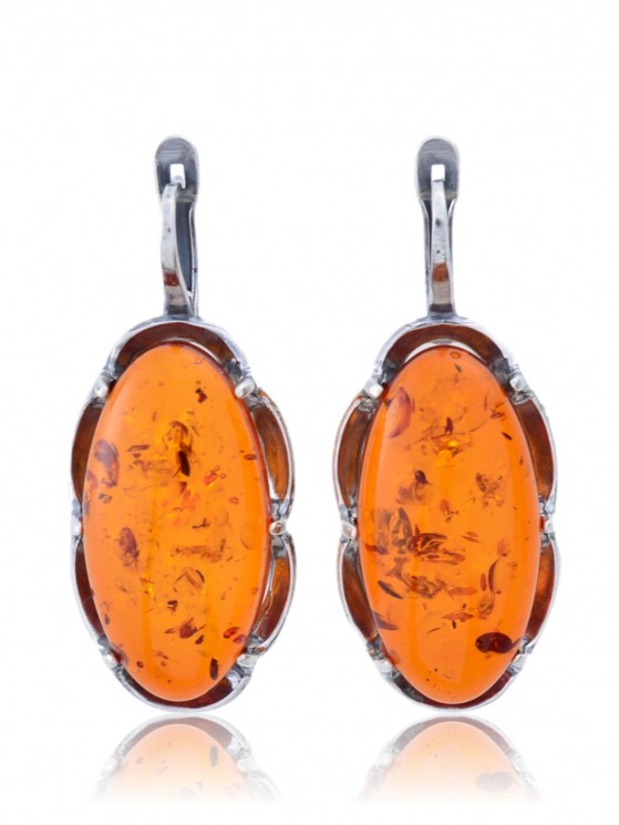 Серьги "Винтаж Дуо" 6385s1SerYantOra215g1376