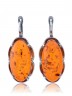 Серьги "Винтаж Дуо" 6385s1SerYantOra215g1376