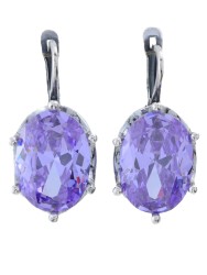 Серьги "Винтаж Дуо" 7615s1SerFianSir265g42