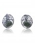 Серьги "Винтаж Дуо" 5020s1SerZmeeZel130p001